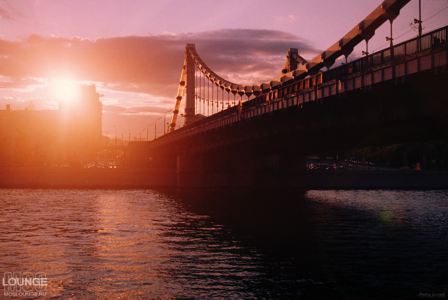Крымский мост в закате